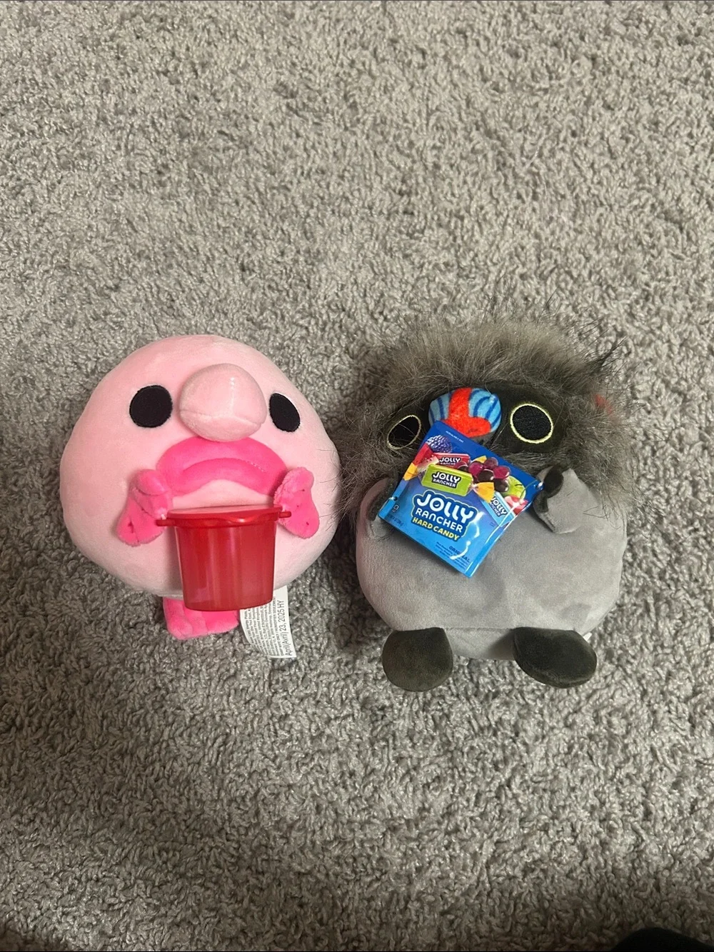 Lot of 2 snackles toys 5 inches